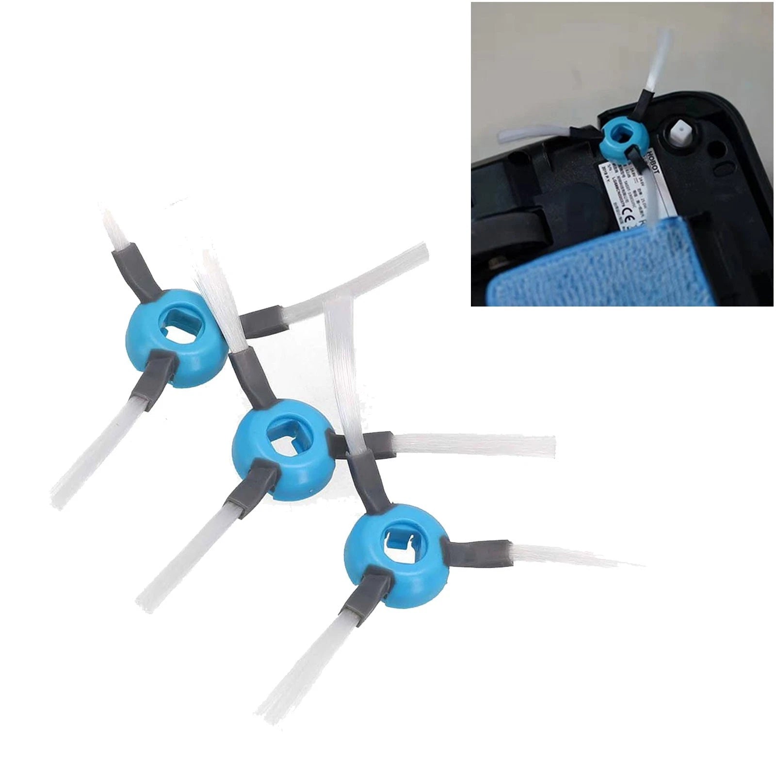 3X Side Brush for Household Cleaning Tools (Compatible with )