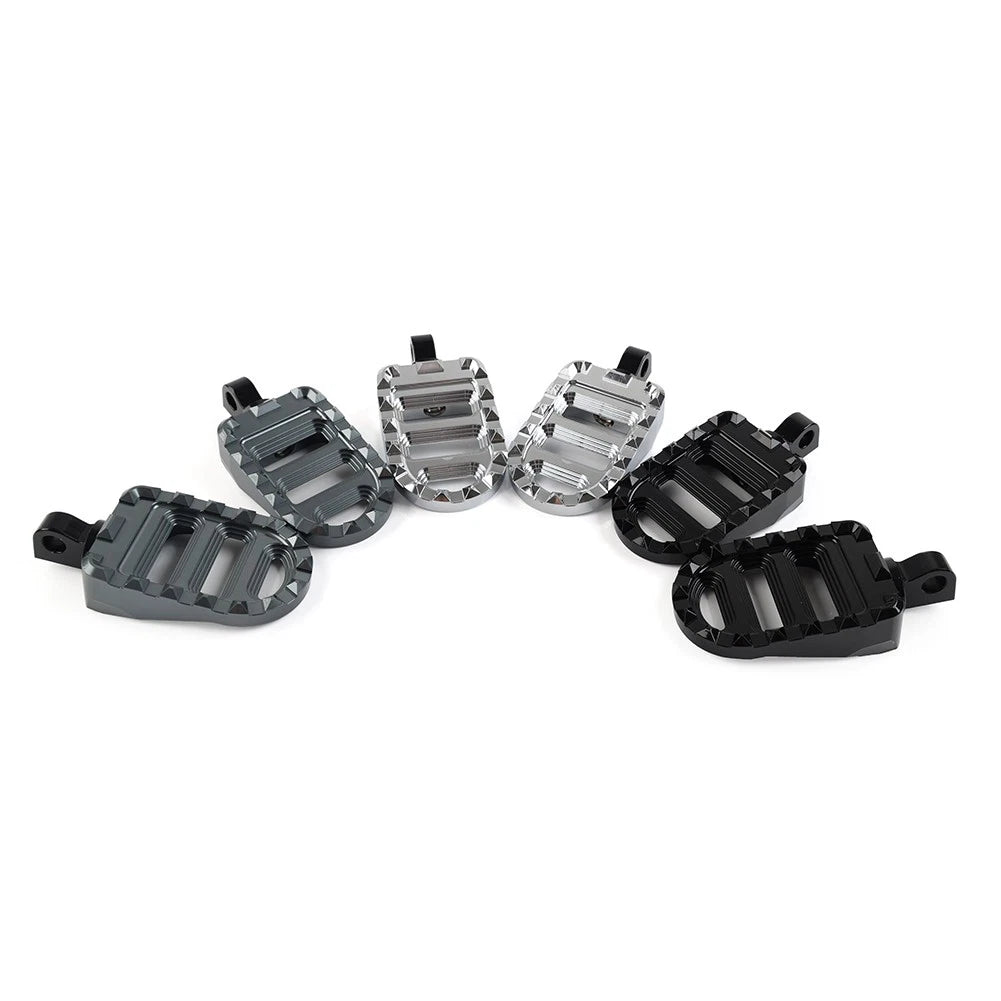 Front Footrests Foot Pegs for Harley Softail Dyna Road King Electra Glide (–2023)