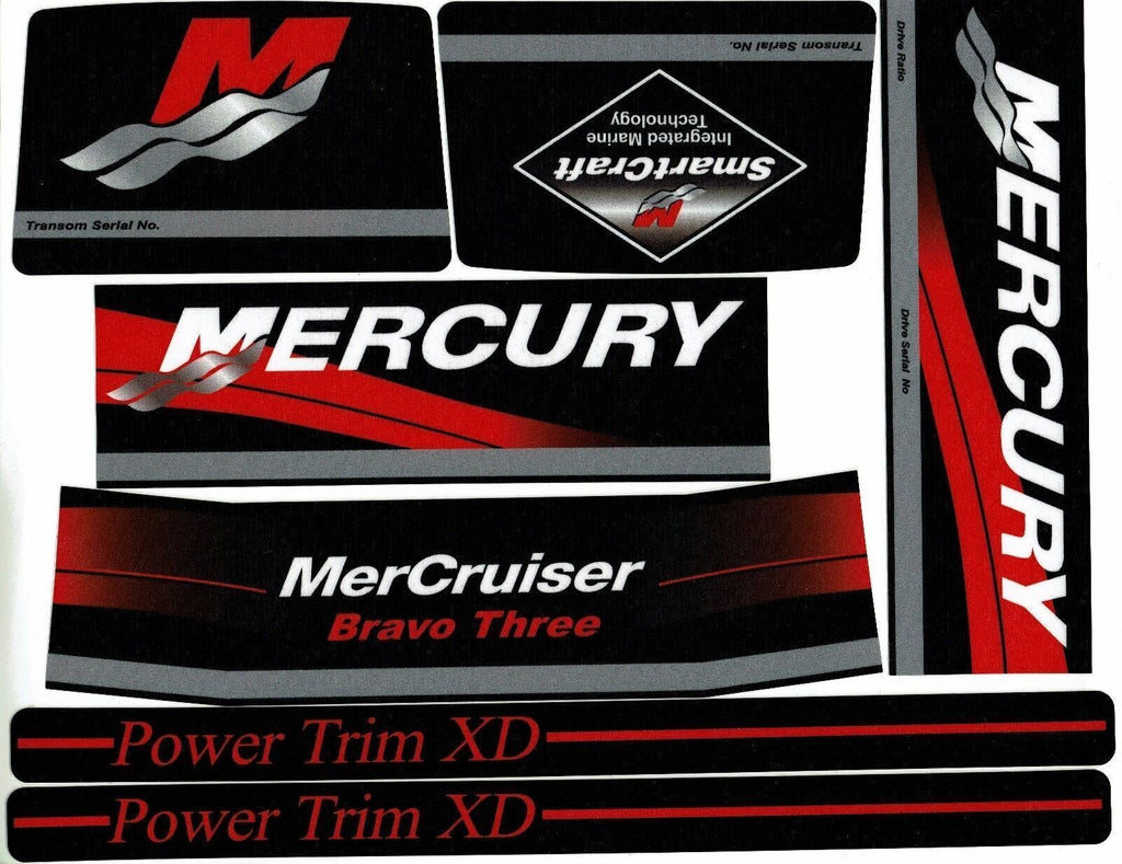 Sticker Kit for Mercruiser Bravo Three (37-805338A93)