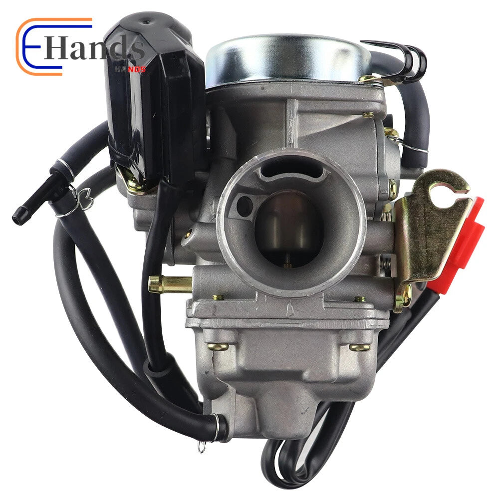 Carburetor 24mm & Air Filter for GY6 150cc ATV Go Kart Scooter (Kazuma, Taotao)