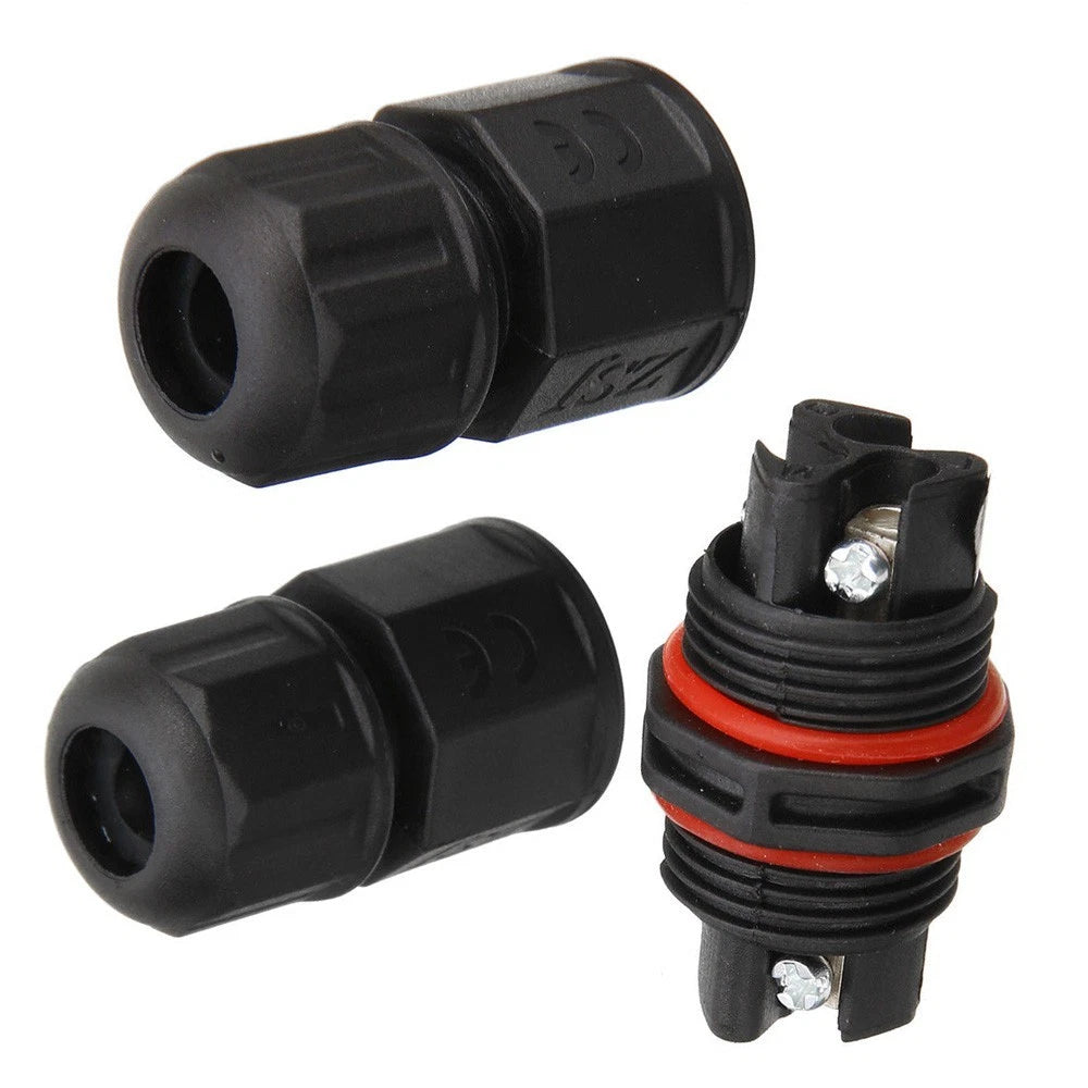 2X IP67 Waterproof 2/3 Pin Gauge Electrical Connector Cable