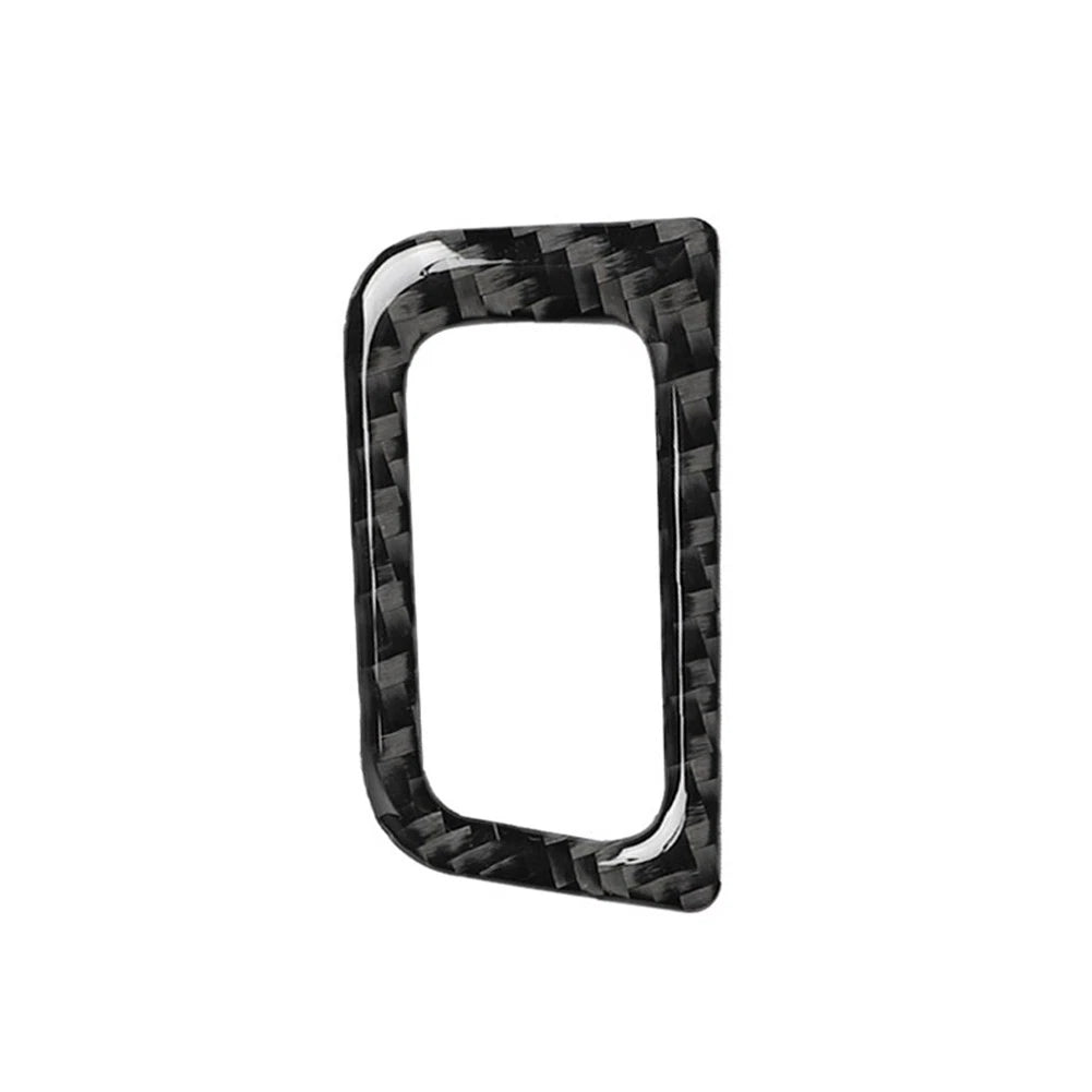 Rear Trunk Switch Button Frame Trim for Audi A6 A7 (2012–2018) Carbon Fiber