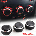 Set of 3 Climate Control Button Covers for Mazda 3 (2004–2009)