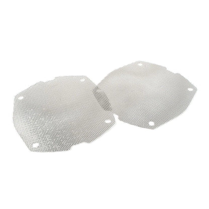 2X Chrome Front Mesh Speaker Grilles for Harley Dresser FLH/T Electra Glide