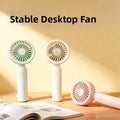 Handheld Fan for USB Rechargeable Quiet Operation (3 Velocity Modes)