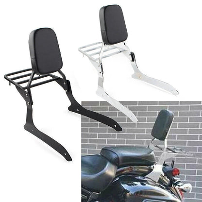Backrest Sissy Bar Luggage Rack for Yamaha XVS1300A V Star 1300 (2007–2015)