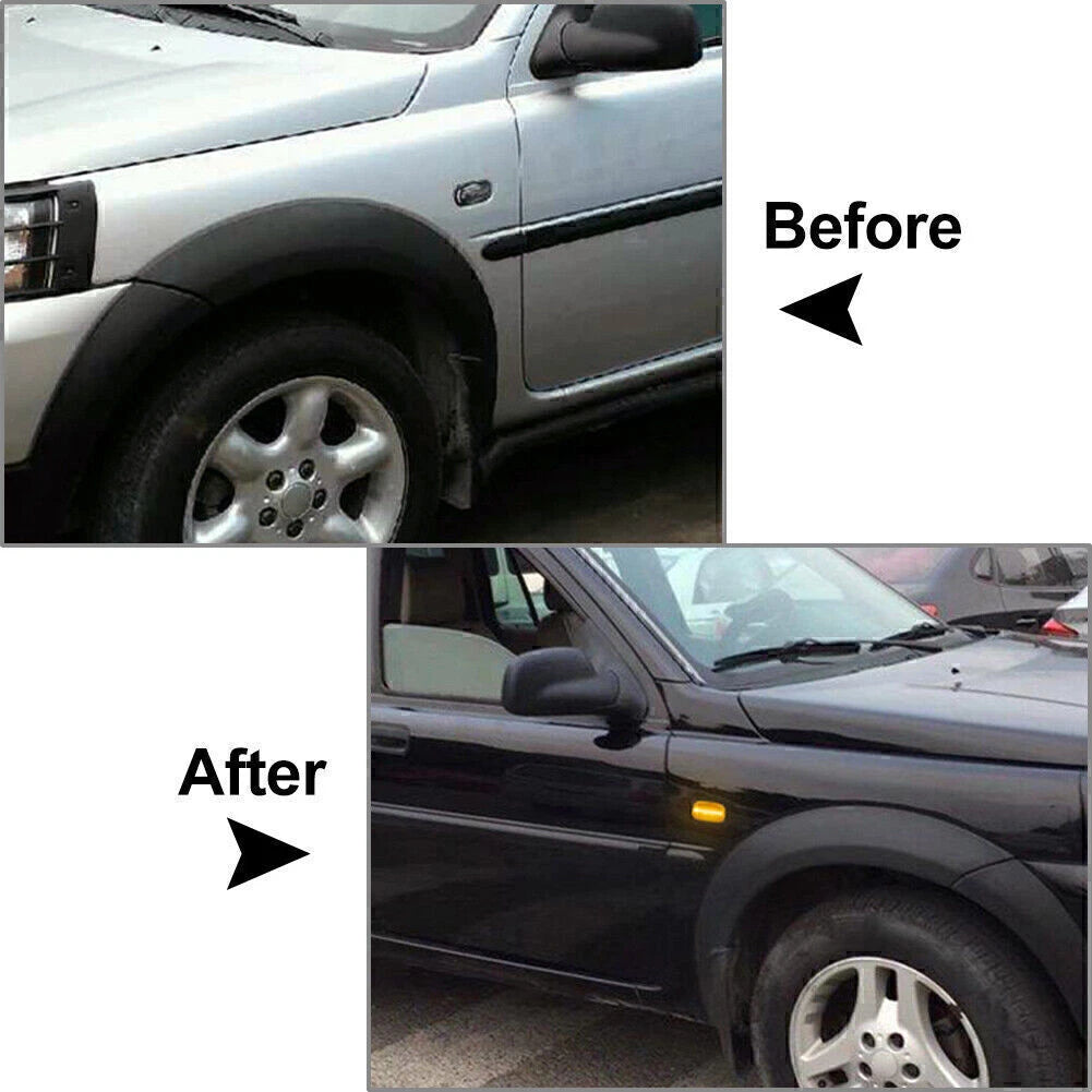 Dynamic Sequential Side Marker Light for Land Rover Discovery Defender Freelander (2015–2023)