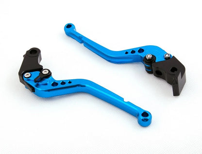 Long Brake Clutch Levers for Yamaha MT-01 (2004–2009), V-MAX (2009–2014) Blue