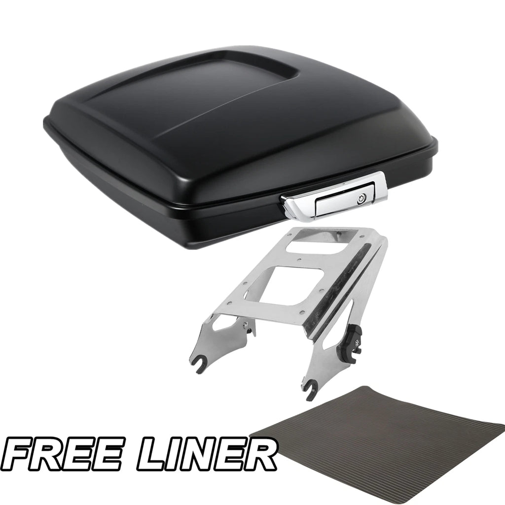 Matte Black Razor Trunk Mount Rack for Harley Touring (2009–2013)