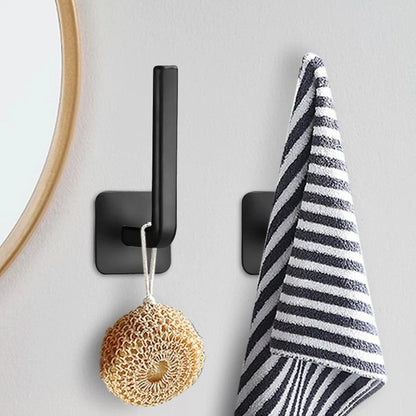 Sticky Wall Hook Black 24x30cm No Drill for Kitchen Bathroom (2023)