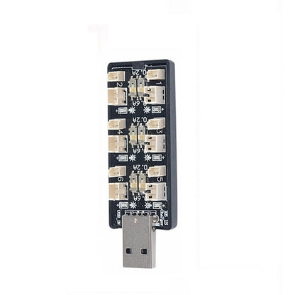 USB 6 Channel Charger Board for RC Batteries (37V, 38V, 42V, 435V)