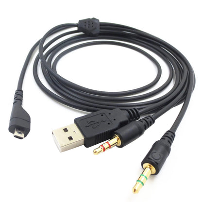 3X 6.56ft USB OFC Audio Cable for SteelSeries Arctis 3/5/7/Pro