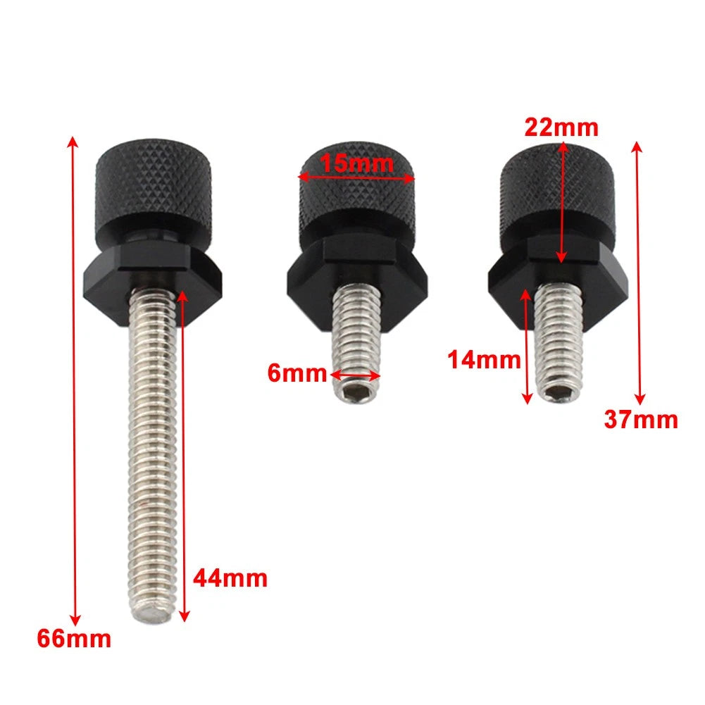 3X Windshield Screw 6mm for Harley Electra Glide Street Glide Ultra Limited (2014–Present)
