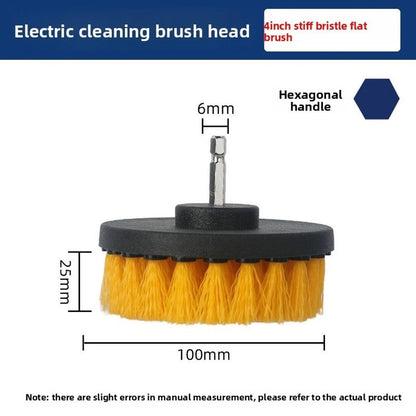 18 Piece Drill Brush Cleaning Kit with Quick Change 14 Inch Shaft