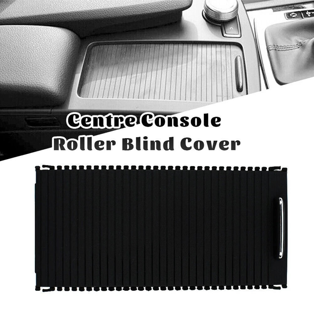 Black Console Roller Blind Cover for Mercedes C Class W204 S204 (2007–2014)