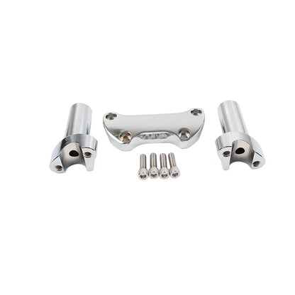 3.5" Straight Handlebar Riser & Top Clamp Chrome for Harley Dyna (2006–2023)
