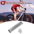 Bicycle Spokes Replacement Set 259mm 12G Steel Galvanized for Wheel (Universal)