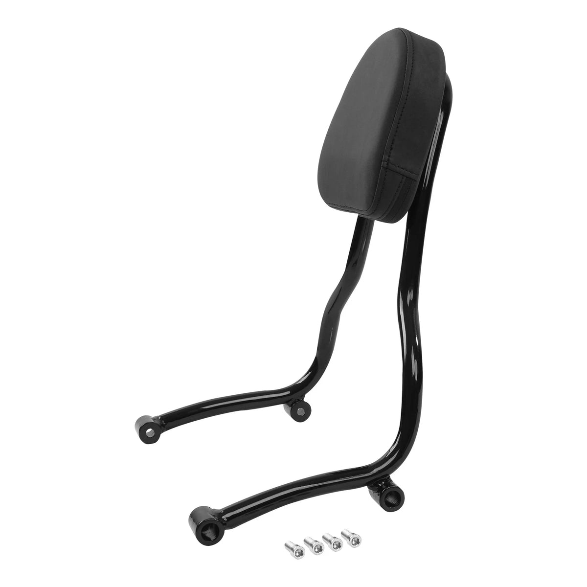 Black Rear Passenger Backrest Pad for BMW R18 (2020–2025) 24 23 22