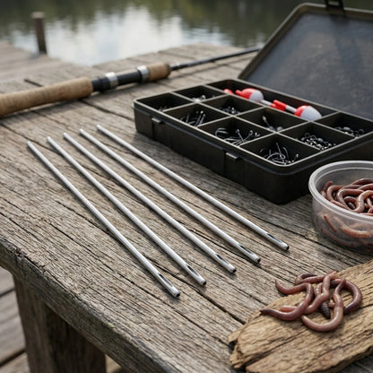 5Pcs Hollow Fishing Needles for Effective Bait Penetration