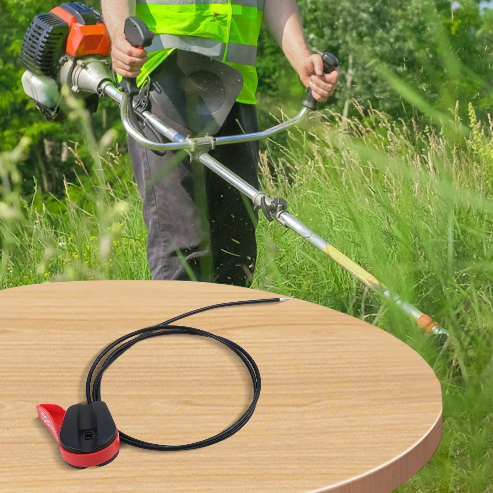 Throttle Control Cable for Mowers (Plastic Replacement)