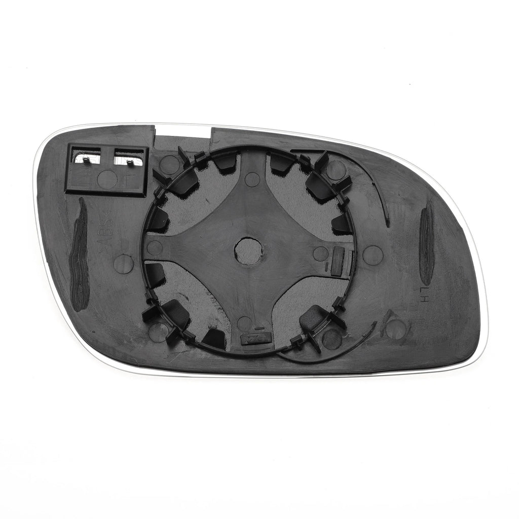 Left Side Mirror Glass with Heated Back for Volkswagen Touran (2003–2010)