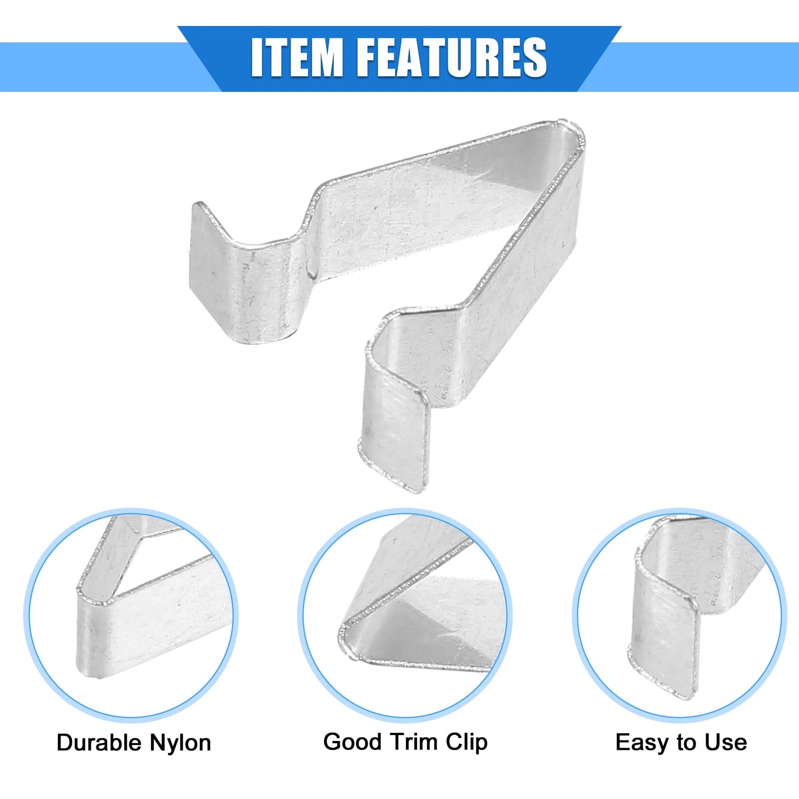 10X Trunk Tail Panel Windshield Pillar Trim Clips for VW Golf (2015–2021)