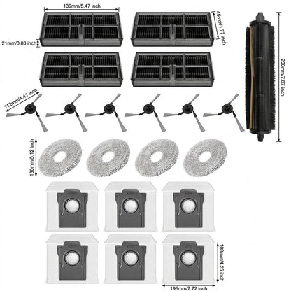 Robot Vacuum Fine Dust Filtration Accessories for Hot Water Compatible
