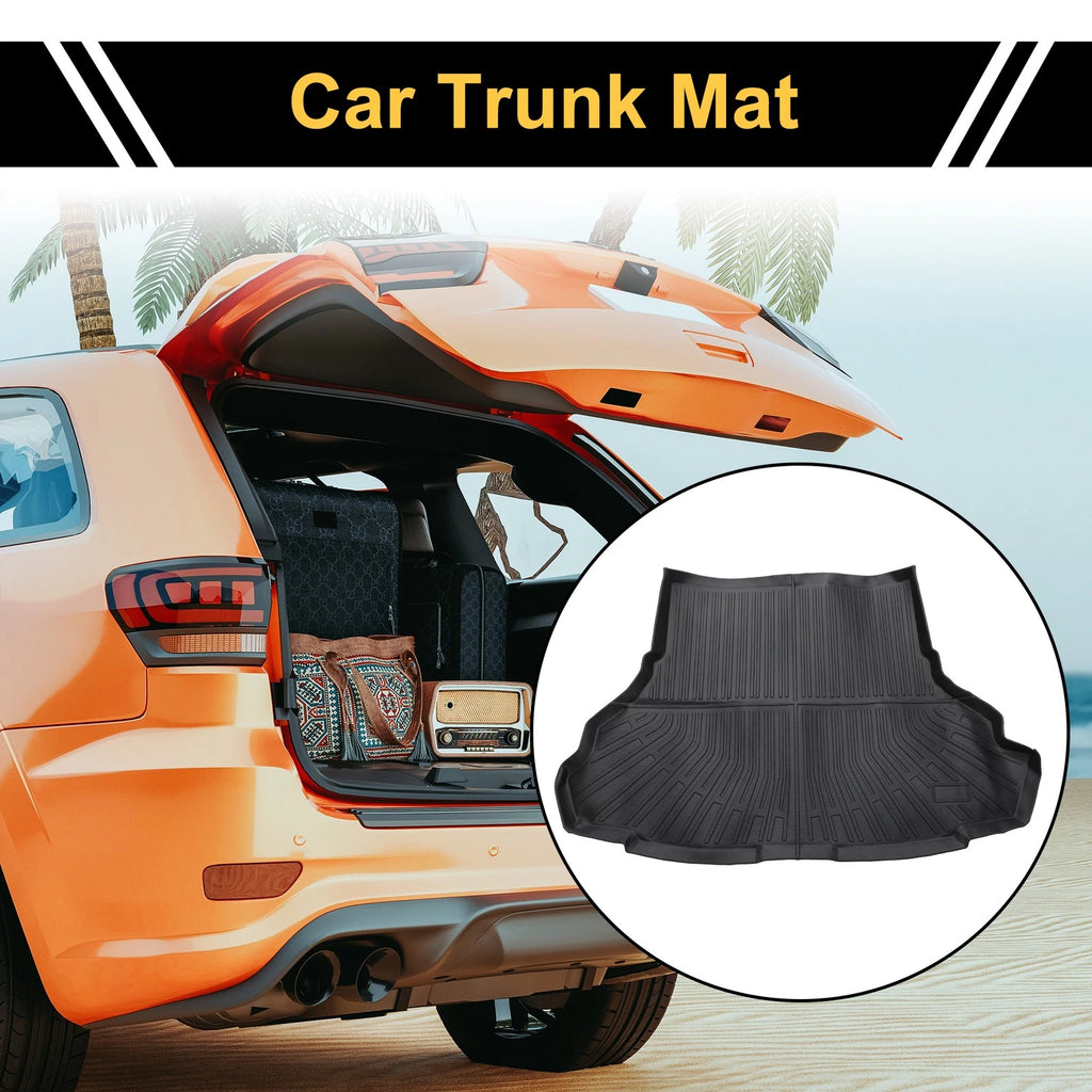 Cargo Liner Rear Trunk Mat for Ford Mustang (2015–2024) TPE Stripe Pattern