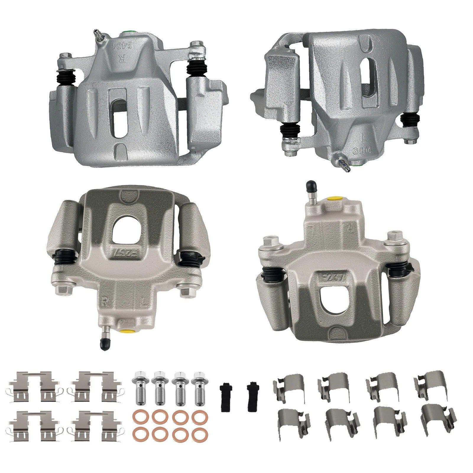 Front Rear Disc Brake Calipers Set for Toyota Highlander (2004–2007)