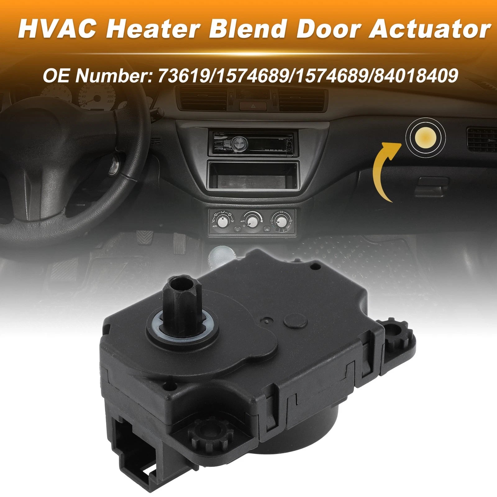 HVAC Heater Blend Door Actuator Replacement for Chevrolet Blazer (2019–2023)