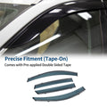 Car Window Deflectors Side Vent Visors for Hyundai Accent Hatchback (2012–2017)