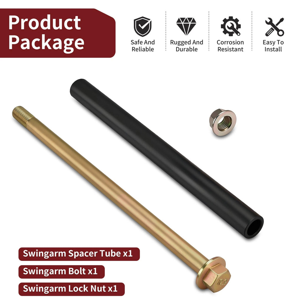 Swingarm Spacer Tube & Bolt Kit for Polaris Sportsman 90 (2007–2016)