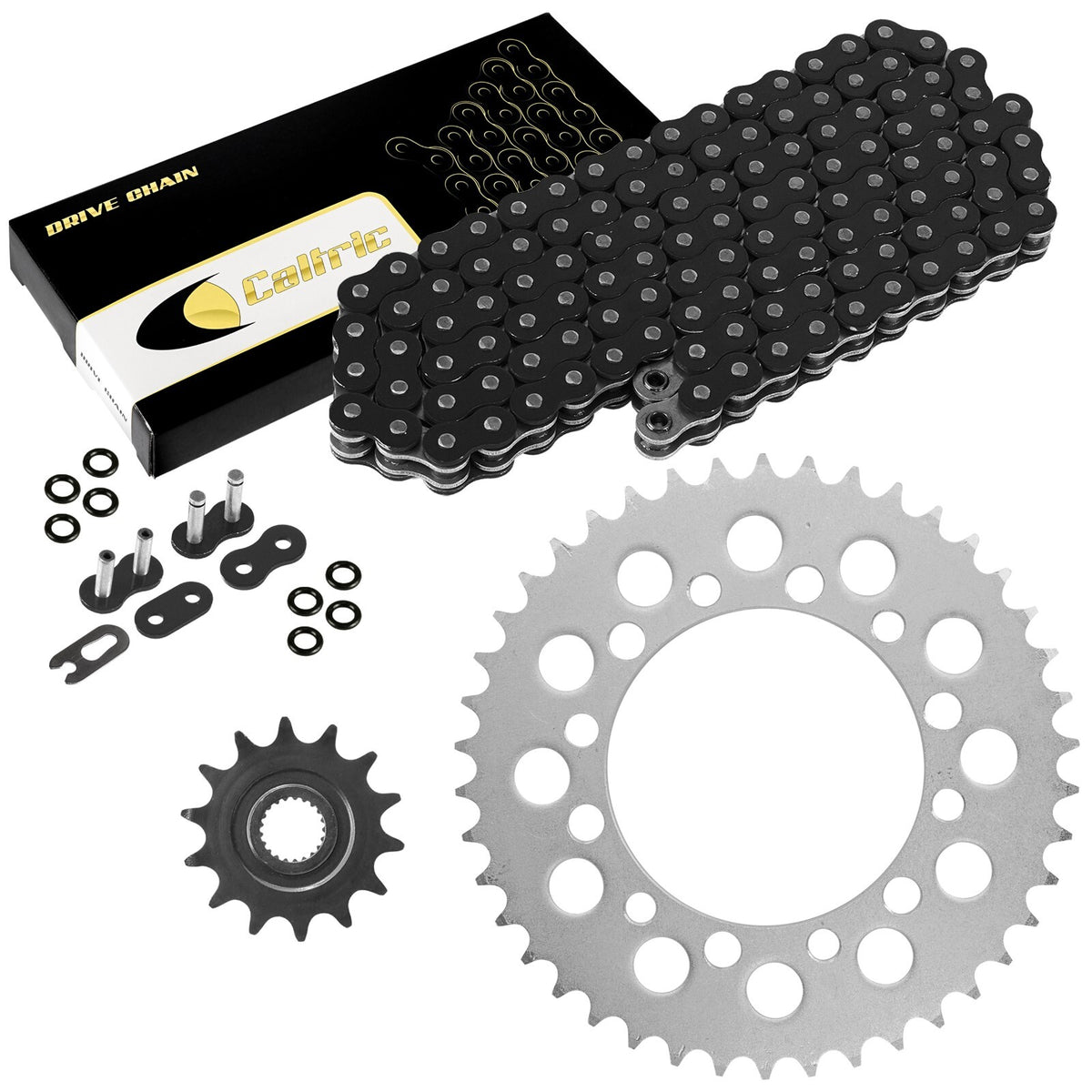 O Ring Drive Chain and Sprocket Replacement Kit for Honda TRX200 90-97