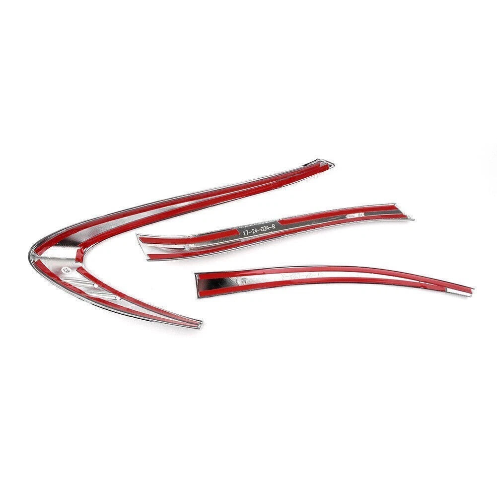 ABS Chrome Rear Tail Light Cover Trim for Toyota C-HR (2018)