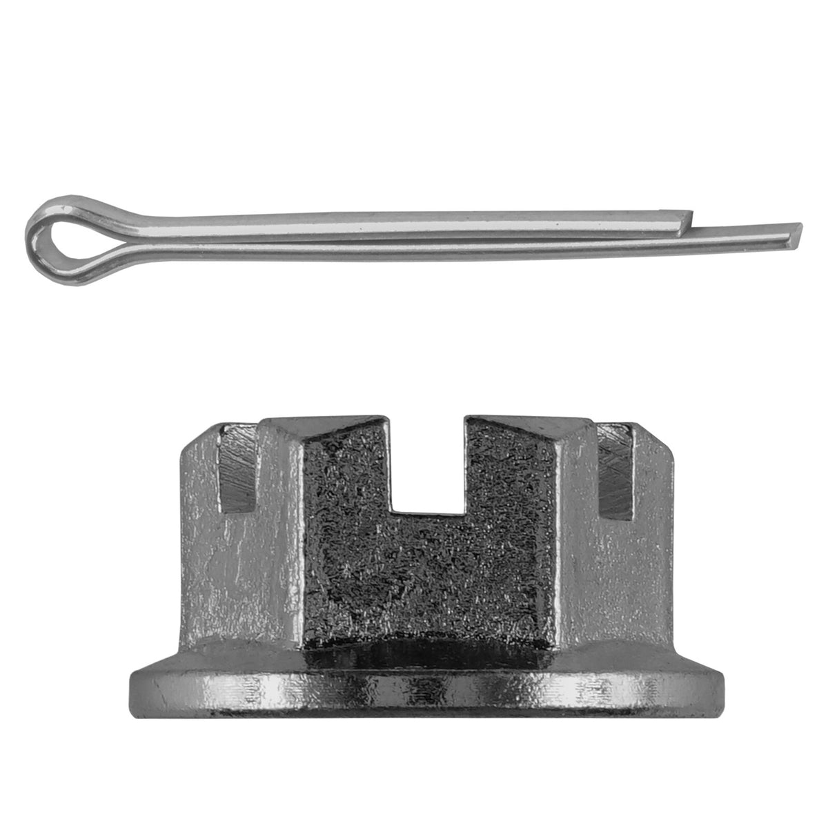 Front Axle Flanged Castle Nut with Pin Replacement for Honda TRX400EX (1998–2008)