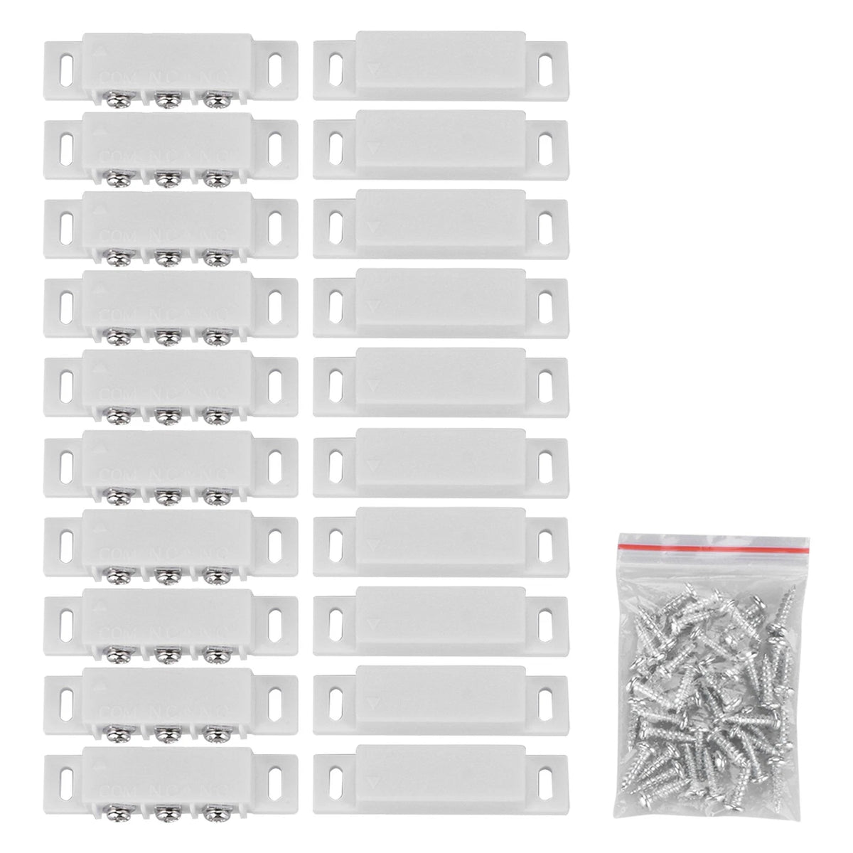 10x Magnetic Reed Switch NC NO Door Contact Sensor for Security Systems