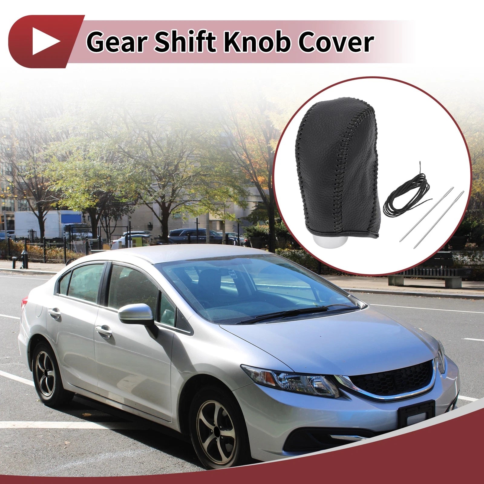 Gear Shift Knob Cover Replacement for Subaru Forester (2014–2017)