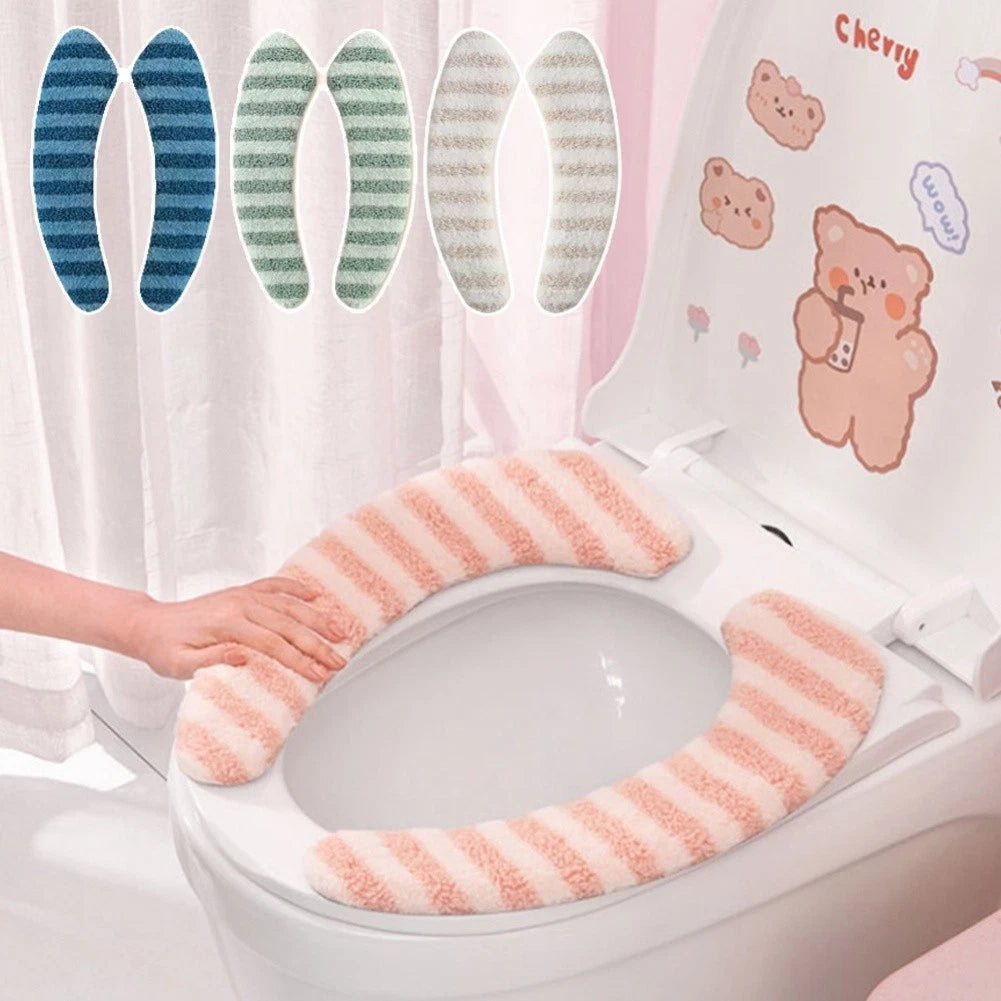 Plush Thick Soft Toilet Seat Cover for Most Toilet Types