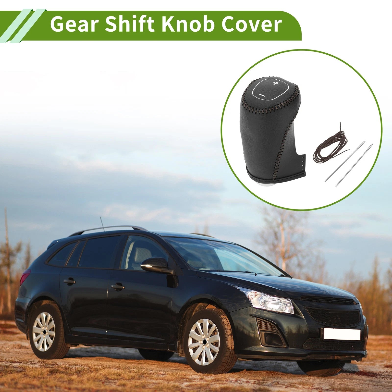 Gear Shift Knob Cover Replacement for Chevrolet Cruze (2017–2019)