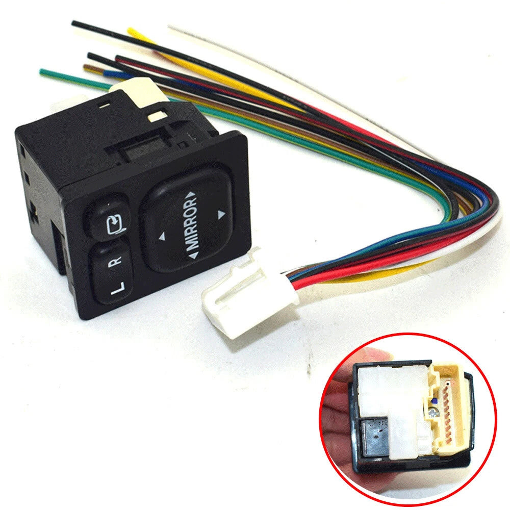 84872-52040 Folding Rear View Outer Mirror Control Switch For Toyota Scion Lexus
