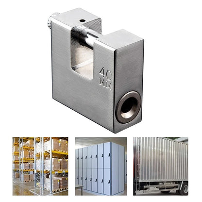 Horizontal Opening Security Lock for Warehouses