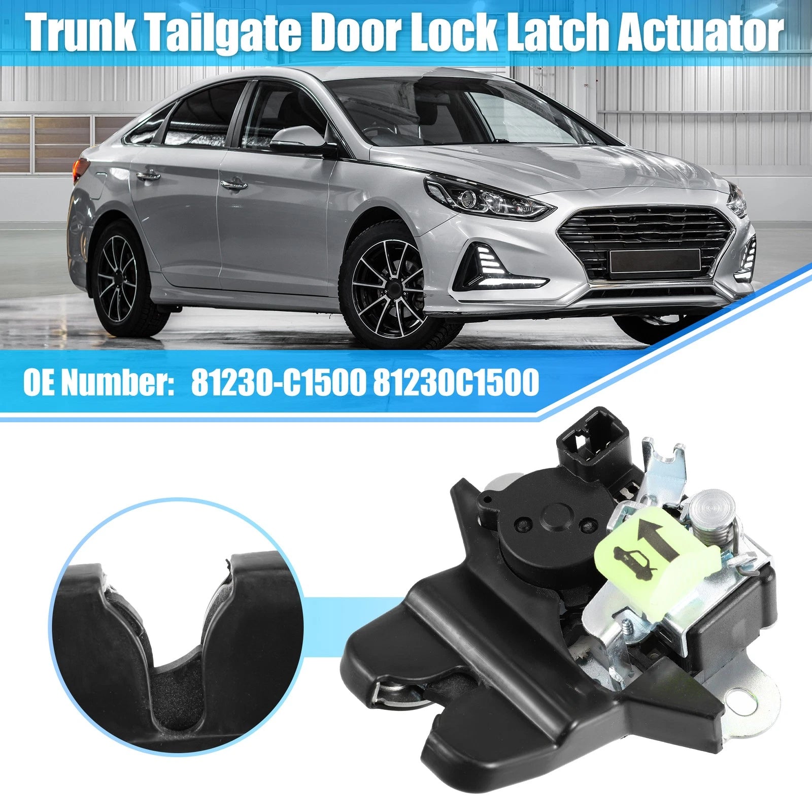 Tailgate Trunk Latch Lock Actuator Replacement for Hyundai Sonata (2018-2019)