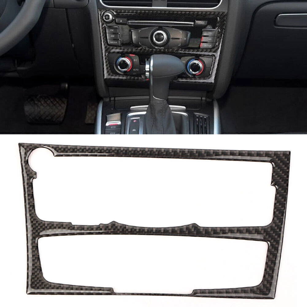 Dashboard Console CD Panel Cover Trim for Audi A4 A5 (2008–2015)