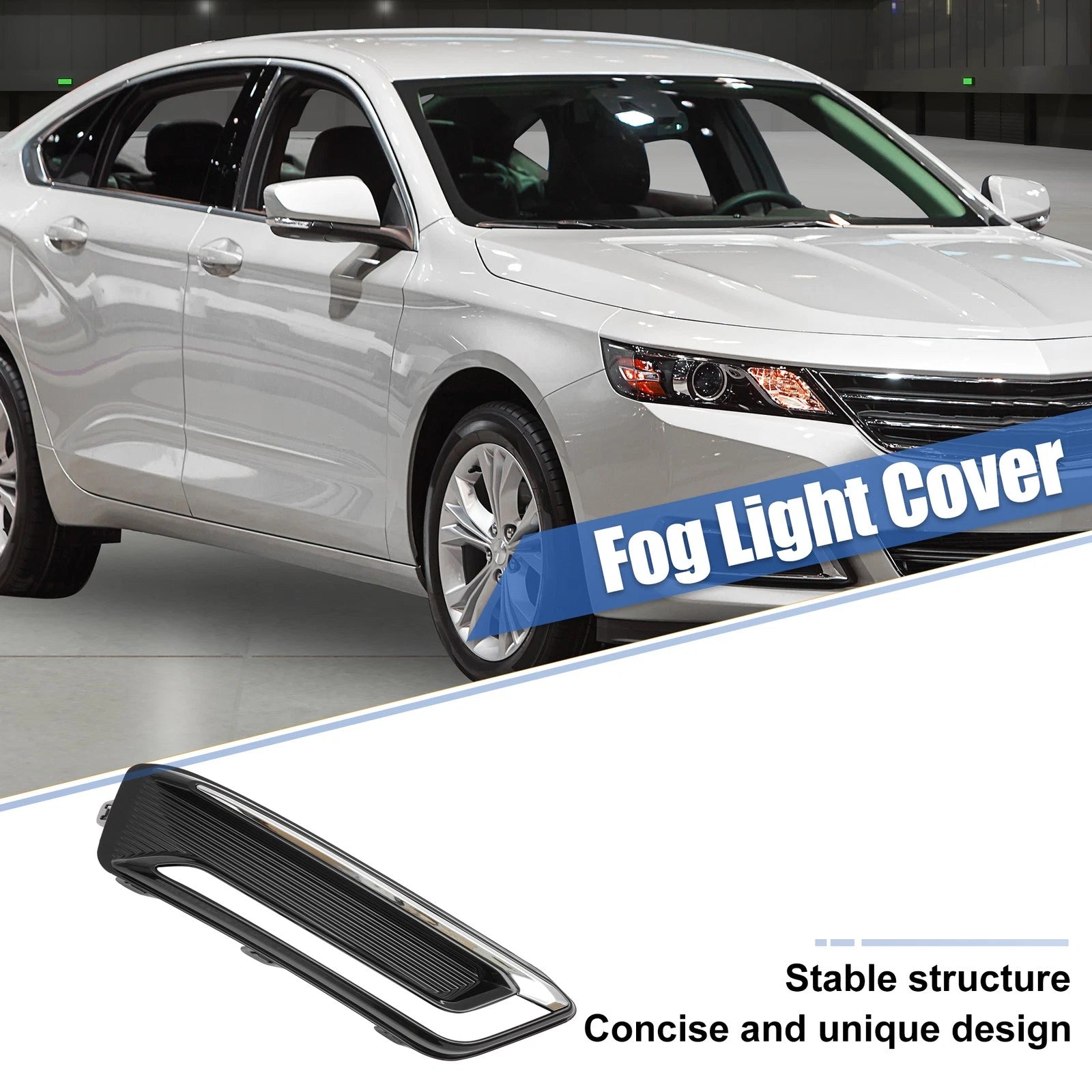 Fog Light Grille Cover Front Left Driver Side Replacement for Chevy Impala LTZ (2014–2016)