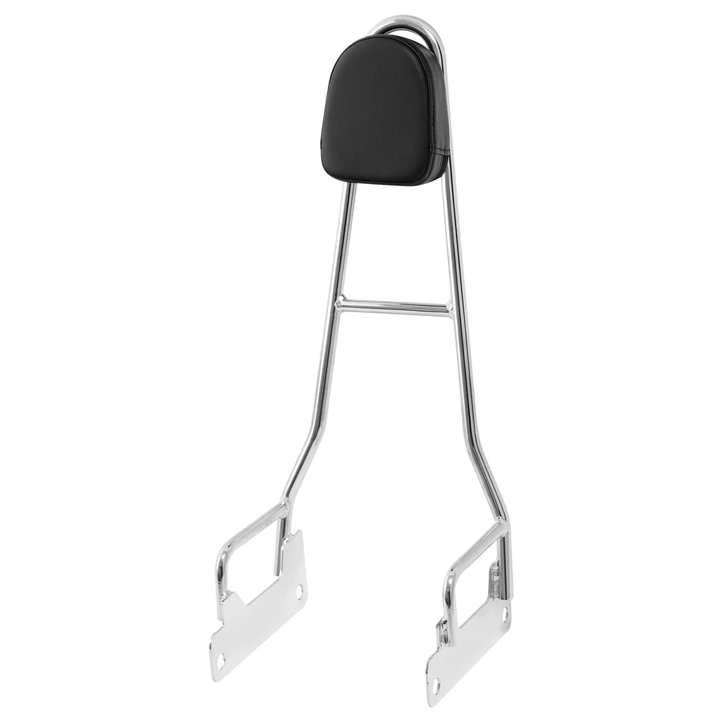 Chrome Sissy Bar Backrest Pad Bracket for Harley Street Bob (2018–2025)