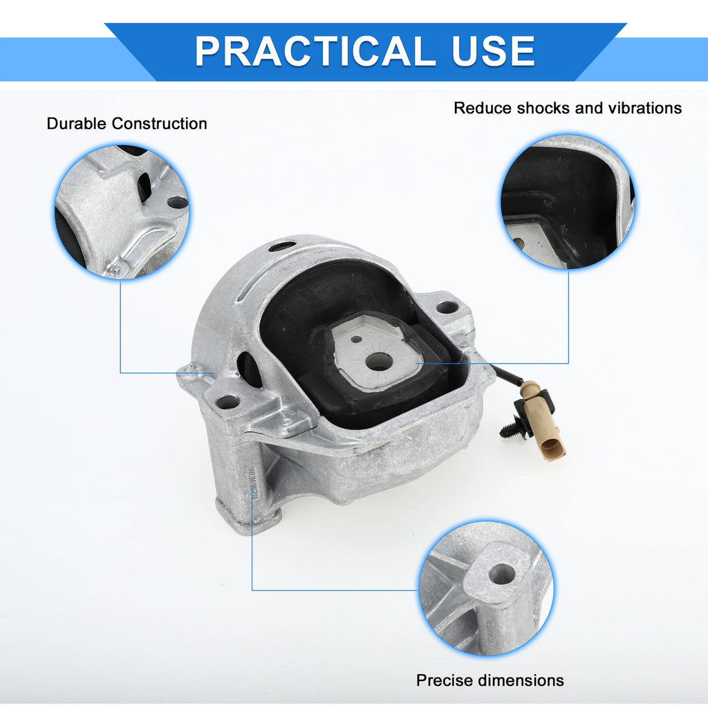Engine Motor Mount for Audi A4 B8 2.0L (2009–2021)