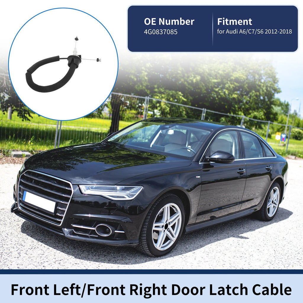 Door Latch Cable Replacement for Audi A6 C7 S6 (2012–2018) Front