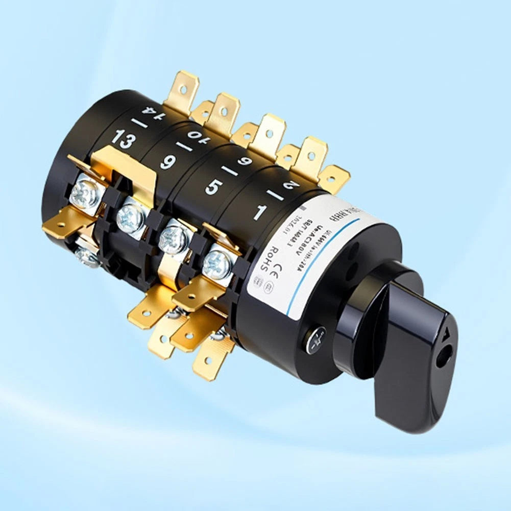 7-Pos Rotary Switch HZ5B 20/4.BBB for AC380V 20A Applications