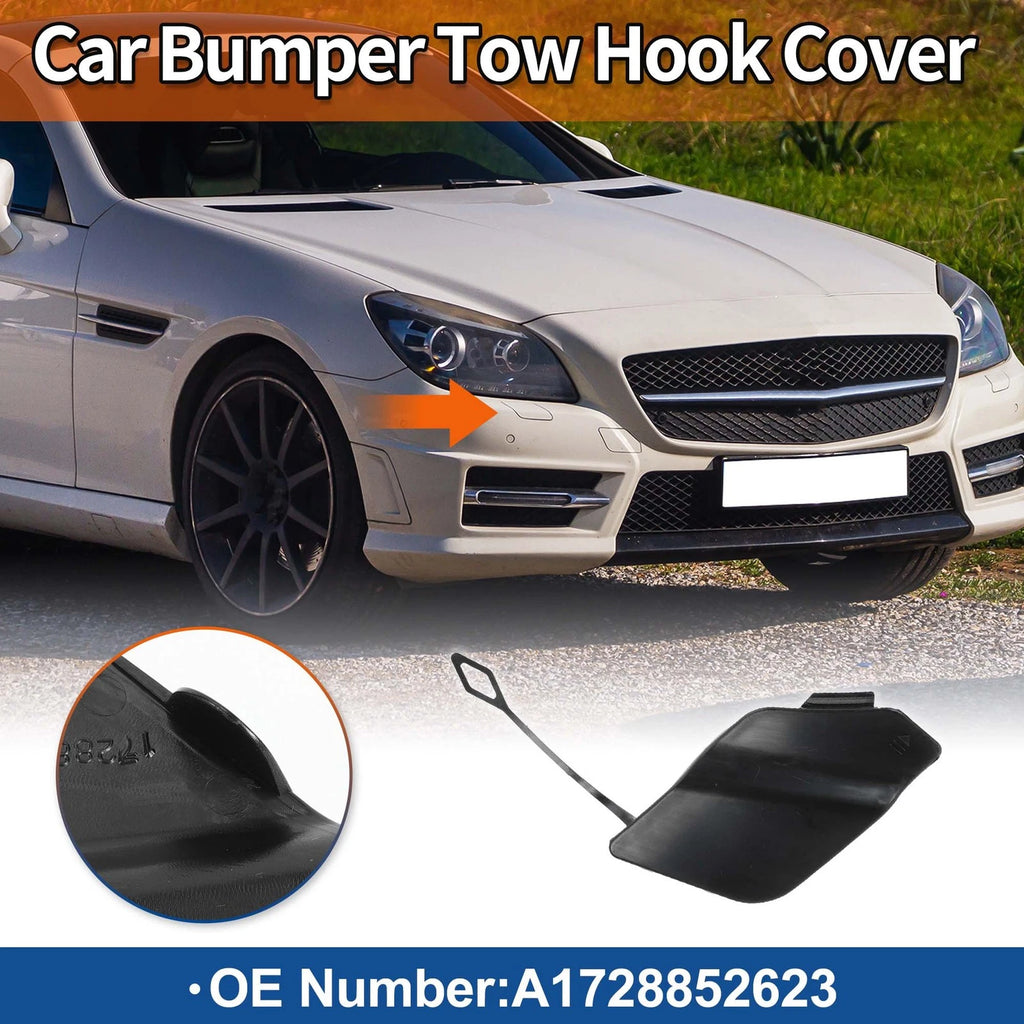 Front Bumper Tow Hook Cover Replacement for Mercedes-Benz SLK W172 (2012–2016)