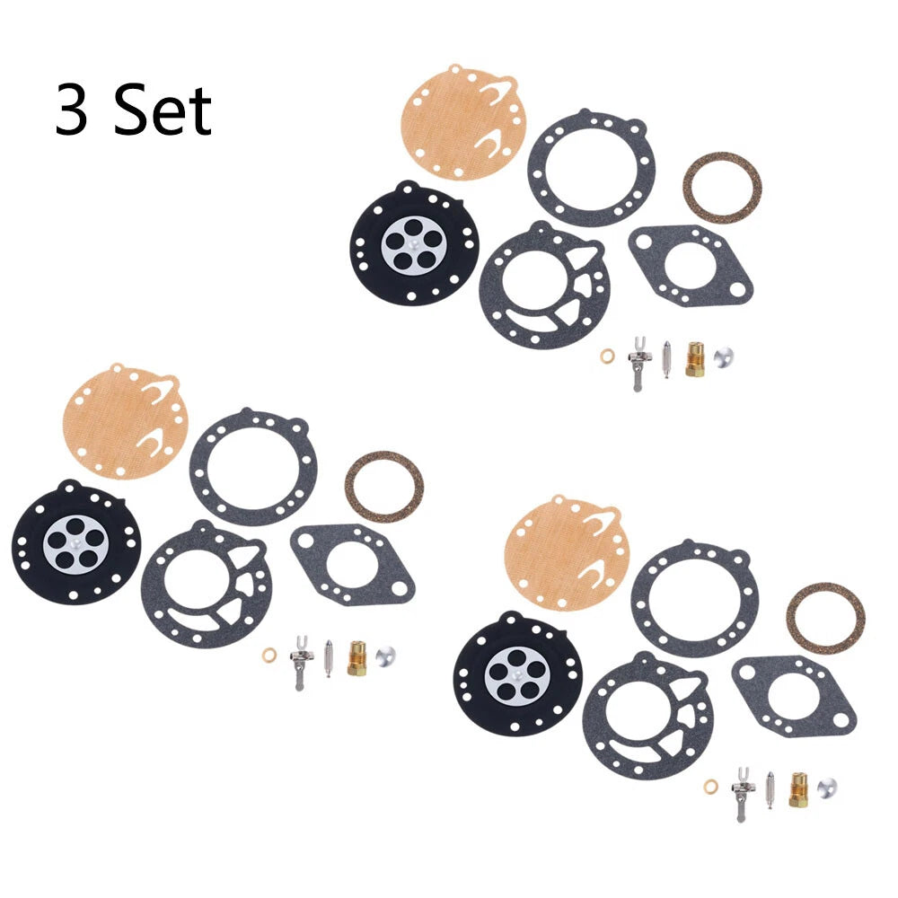 Set of 3 Carburetor Repair Kits for Tillotson RK-88HL (2-Cycle)